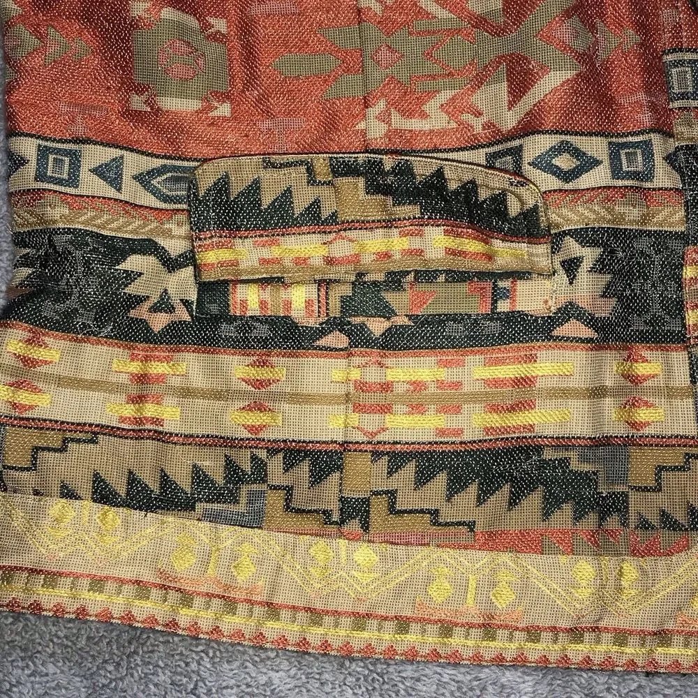 Chico's Womens Mayan Sunset Cebia‎ Jacket Southwestern Aztec Blazer Size 3 - Picture 12 of 12
